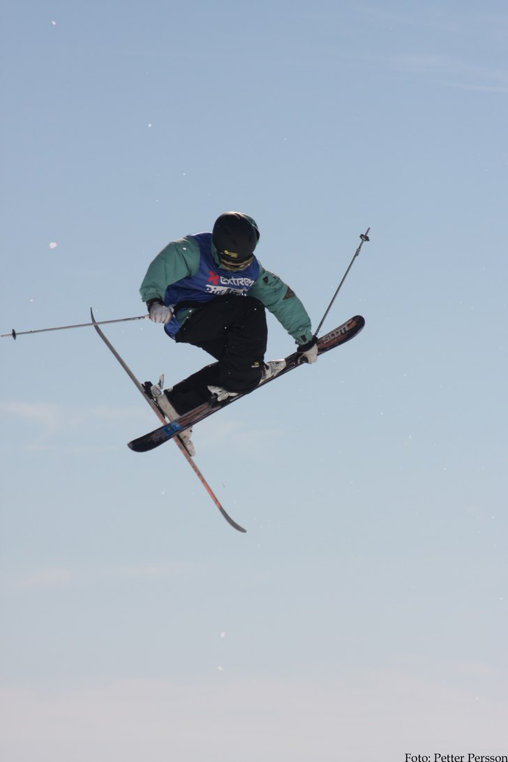 Bilder ifrån dagens SM Big Air 2009 ifrån Åre! . Foto: Petter Persson. Åkare: Jonas Ruthberg.