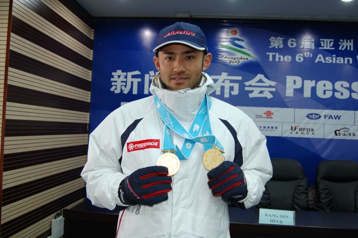 Foto: Jan Stala. Åkare: Vinnaren av både storslalom och slalom..