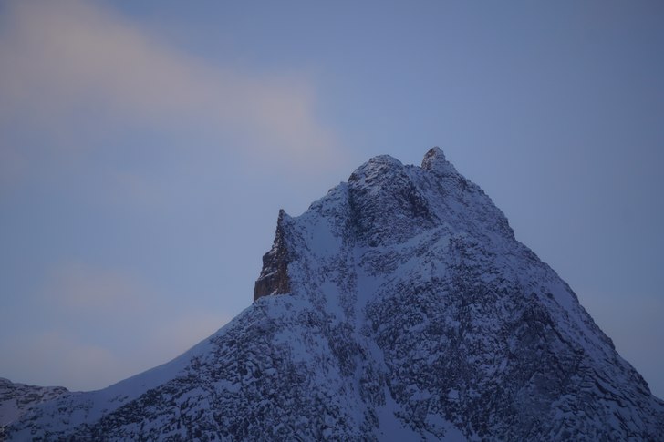 The top of Knivkammen, 1878m..