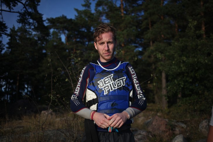 Jetski sommar. Foto: Johannes Ingvarsson. Åkare: Erik Ekenberg.