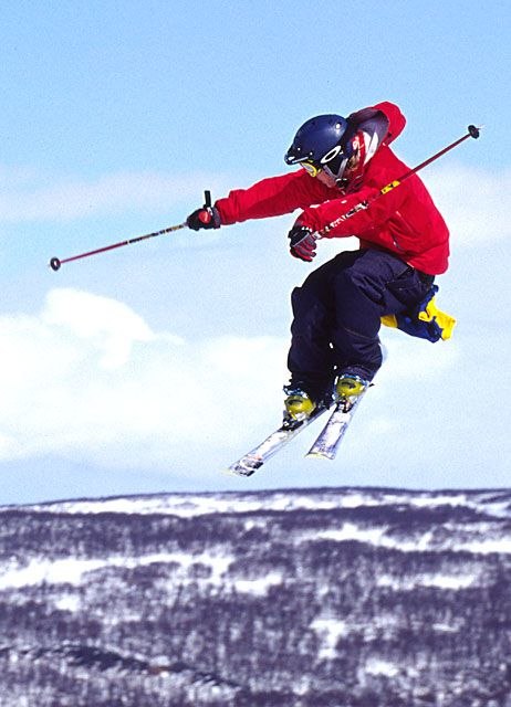 14-åringen - stor jibber.. Foto: Ola Björnström. Åkare: Kalle.