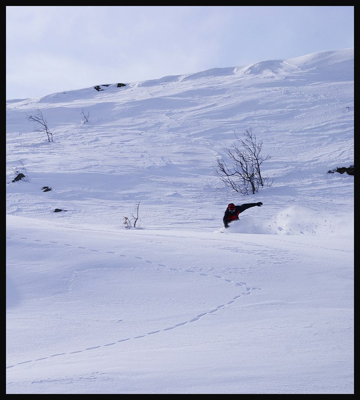 pudersurf=). Foto: manne edman. Åkare: markus almroth.