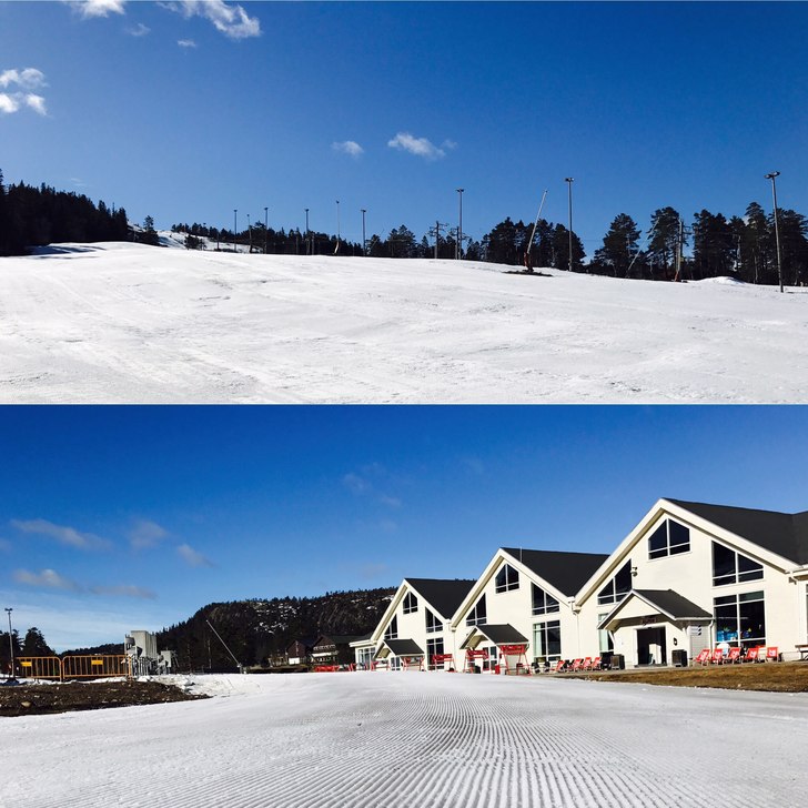 Åpent 10.00-16.00⛷
Nok en strålende skyfri dag.