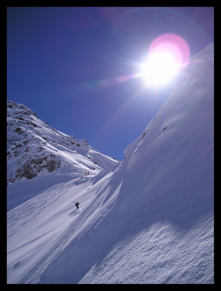 När man har det som bäst.. lite anfådd, men kal. Foto: Filip Jacobson. Åkare: Björn sliter... haha.