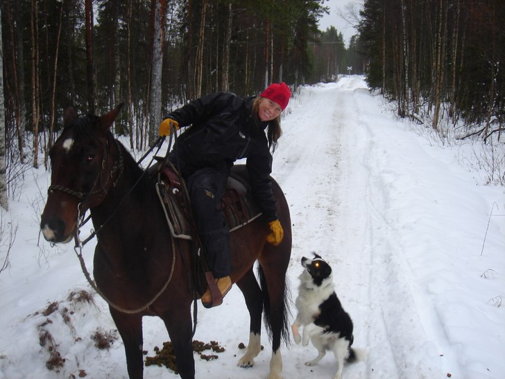 Vädergudarna var inte med oss, men det blev en tr. Foto: Michael Högberg. Åkare: Pia Bosell.