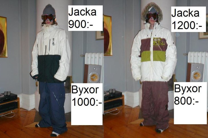 Till vänster, Jacka Rip Curl storlek XL från 200. Foto: Eric Tidlund.