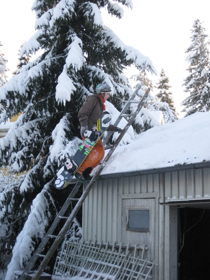 sågra åk senare så knäcktes en pinne så ja ra. Foto: Emma. Åkare: Yann da man.