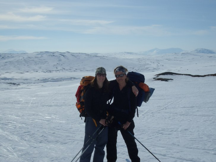 gå på tur. Foto: Random. Åkare: Jag och mor.