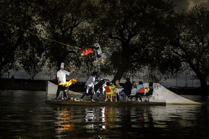 Grillfest i Västerås Cable Park med Wakeboard Fa.