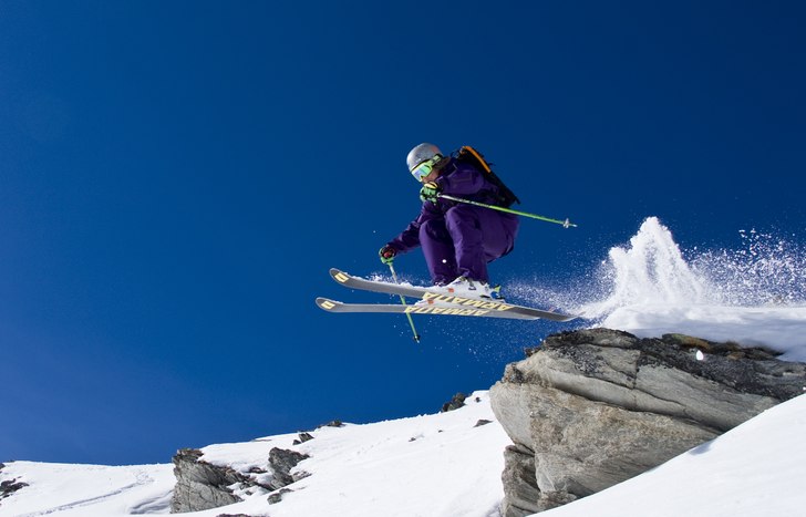 Härlig vårsnö. Foto: Christian Fickler. Åkare: Robin Ljungqwist.