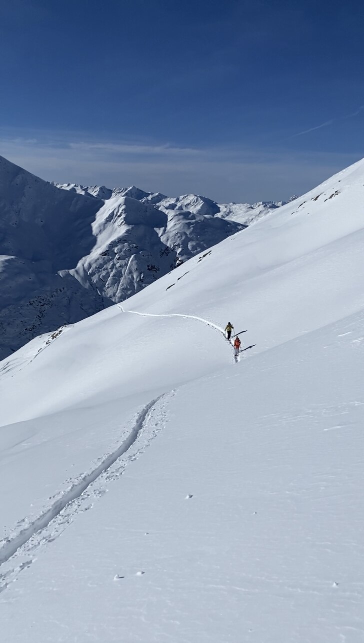 På väg upp . Foto: Michael Andersson.