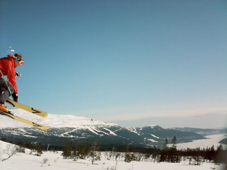 Jag vet att det bara är halva jag men det var så. Foto: Martin Engesrönning. Åkare: Fredrik Johansson.