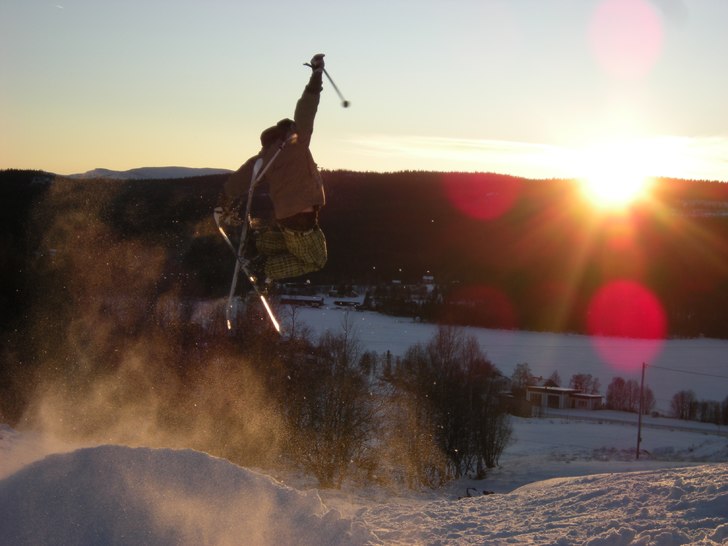skymning on the Ås'n. Foto: patrik dahlsten. Åkare: hemming nilsson.