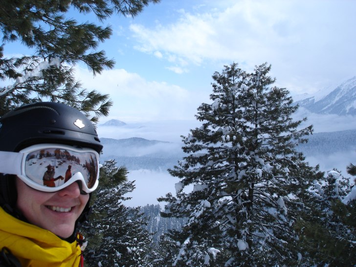 Utsikt från vägen mot Tangmarg med the Vale of K. Foto: Cyrille Boinay. Åkare: Tobias.