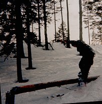 I början och mitten av 1990-talet var ju snowboar. Foto: Mank Fuksh. Åkare: Kristian B.