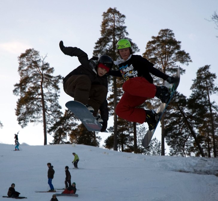fet bild!. Foto: fot Arn Edvin hellsing. Åkare: Kevin lundell och ludde.