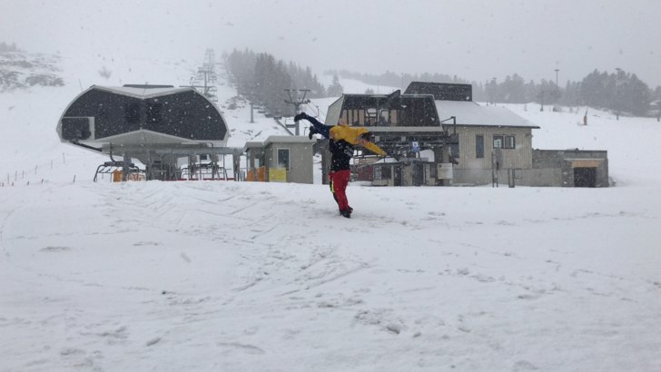 Litt påfyll er kult! Åpent 10.00-16.00
Det snør.