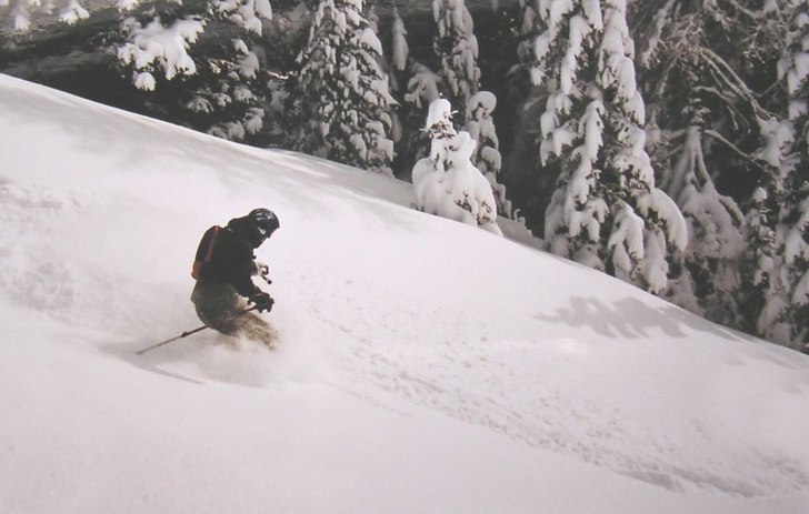 Offpist i Cortina!. Foto: Bo Hellemar. Åkare: Henrik Hellemar.