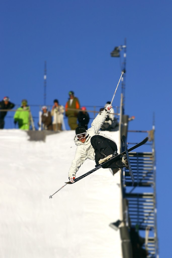 Träning inför Stadium winter jam. Foto: Fredrik du Rietz. Åkare: Simon Dumont.