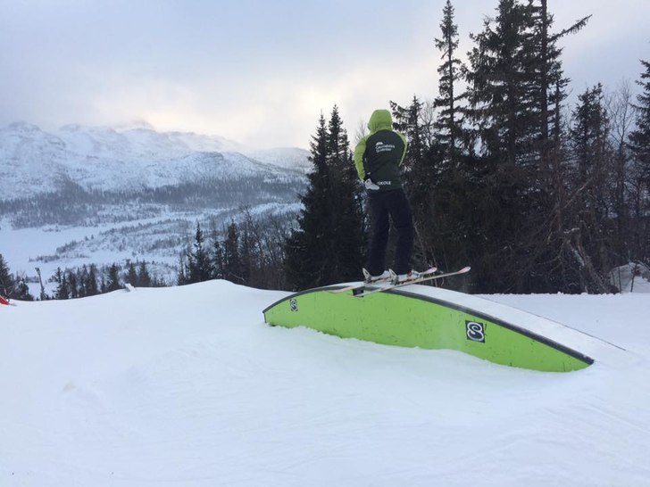 -5 og fine forhold i bakken! 
-5, vindstille og fi.