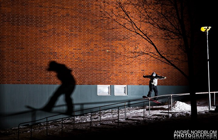 Improviserad photoshoot vid Vadsbo i Mariestad. F�. Foto: André Nordblom. Åkare: David Lindell.
