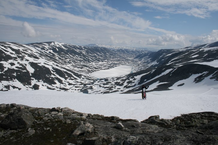 överblick från toppen på strynefjellet, fredrik. Foto: Daniel.