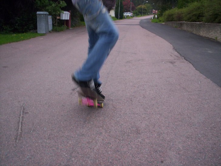 ska göra olie men tar kort lite sent!. Foto: victor. Åkare: marcus.