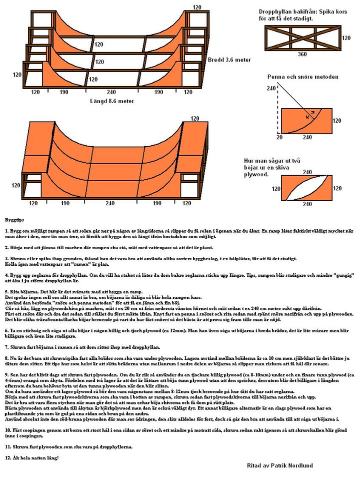 En miniramp.
Storleken är lite konstig för att . Foto: Egen design.