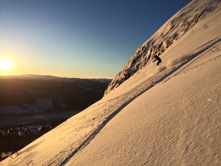 @IsakDavidsson i Tegefjäll efter att stormen Staf.