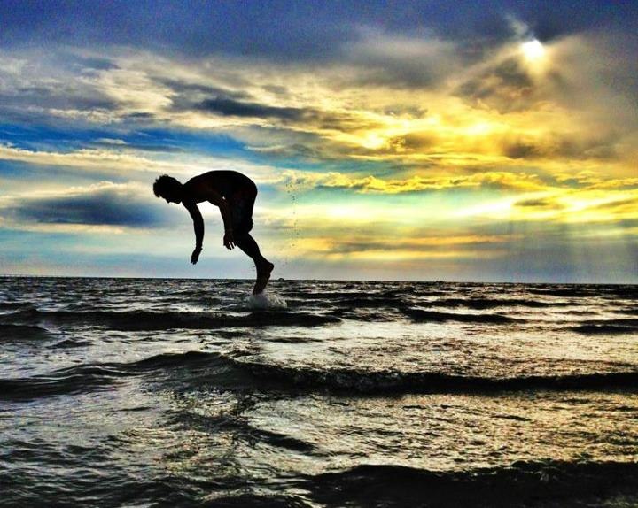 Skön bild innan vi åkte hem eften en heldag med . Foto: Pontus Lindholm.
