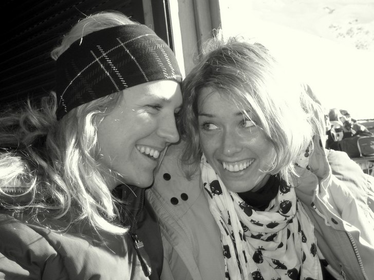 Ett underbart avslut med vänner och kaffe efter e. Foto: My Ernevi. Åkare: Mina vänner Josie och Johanna.