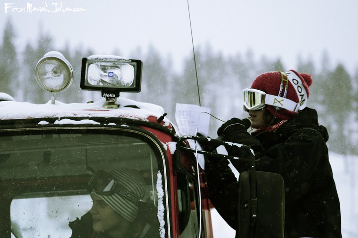 Skifix Big Air #1 hade inte mysigt väder.

Dock. Foto: Mariah Johansson. Åkare: Olle och Sebastian.