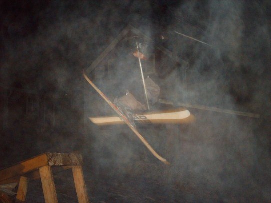 Lite kul på 1cm snö xD. Foto: Jens Harryson. Åkare: Ken G..