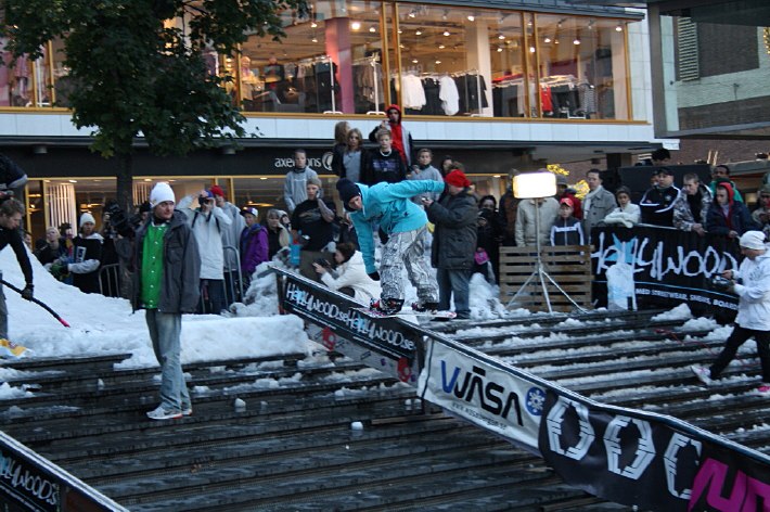 Frontline Railjam. Foto: Jocke L. Åkare: Nils Arvidsson.