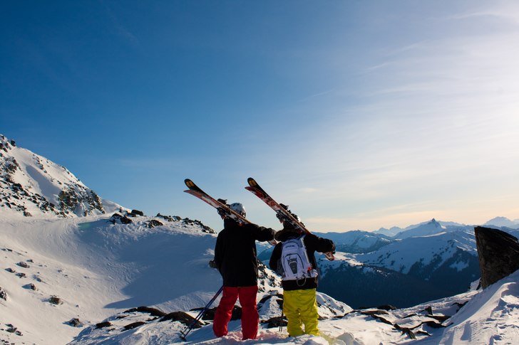 Tog denna bild på självutlösare efter en heldag. Foto: Robin Sandberg. Åkare: Robin Sandberg och Gustavo Cederqvist.