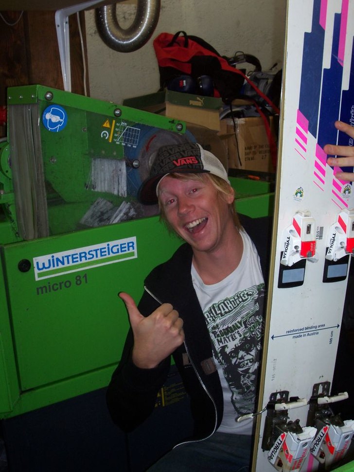 En vanlig dag på jobbet!. Foto: Marlene. Åkare: Niklas Backman.