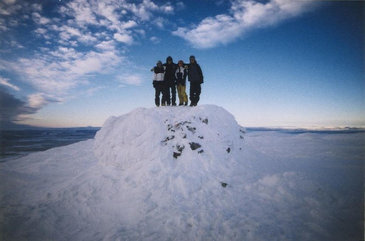 På trysiltoppen.. Foto: Calle Warnelöv. Åkare: linus fredrikson.