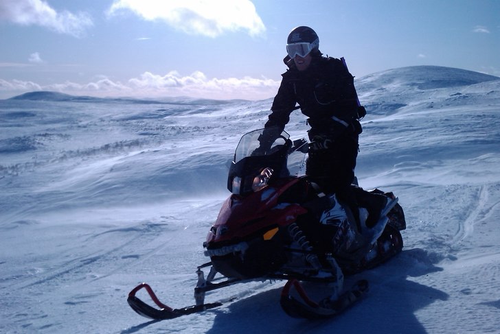 En riktigt härlig dag ute på skoter med Rikard o. Foto: Rikard Appelqvist. Åkare: Tomas Blomberg.