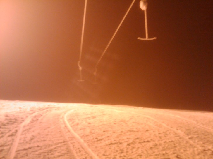 toppen på galtis... man såg fan ingenting . Foto: tomas  pedersen.