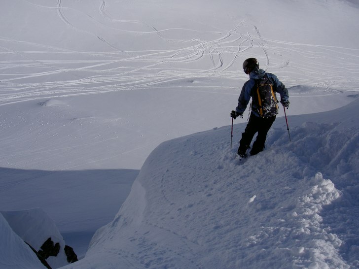 Micke rekar en klippa som underskattades lite små. Foto: Johan Axberg. Åkare: Statoil Micke.