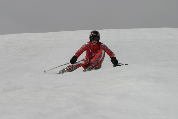det här var jag som tävlings åkare. Foto: gunnar bergsteth. Åkare: Fredrik Forslund.
