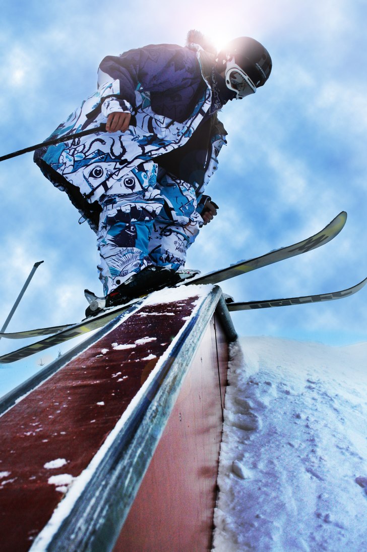 En söt rail-bild på mig ;). Åkare: Jonathan Sandklef.