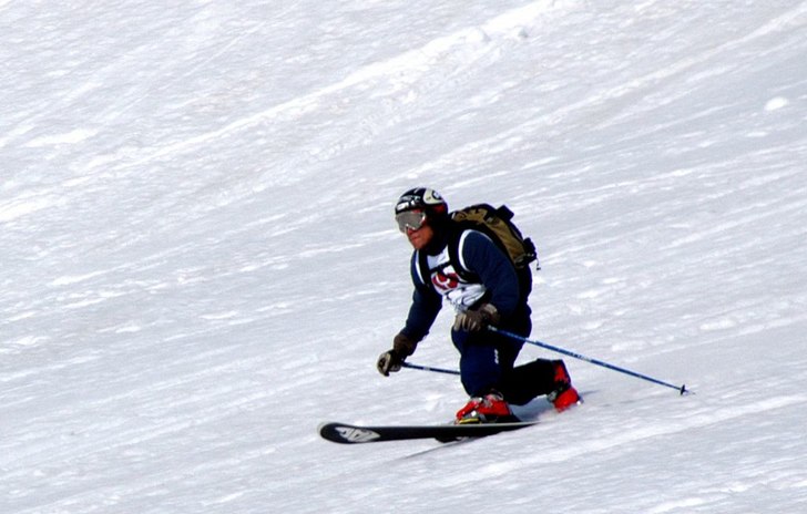 Röldal Freeride Chalenge. Foto: mattias grapenfelt. Åkare: Petter Lidenberg.