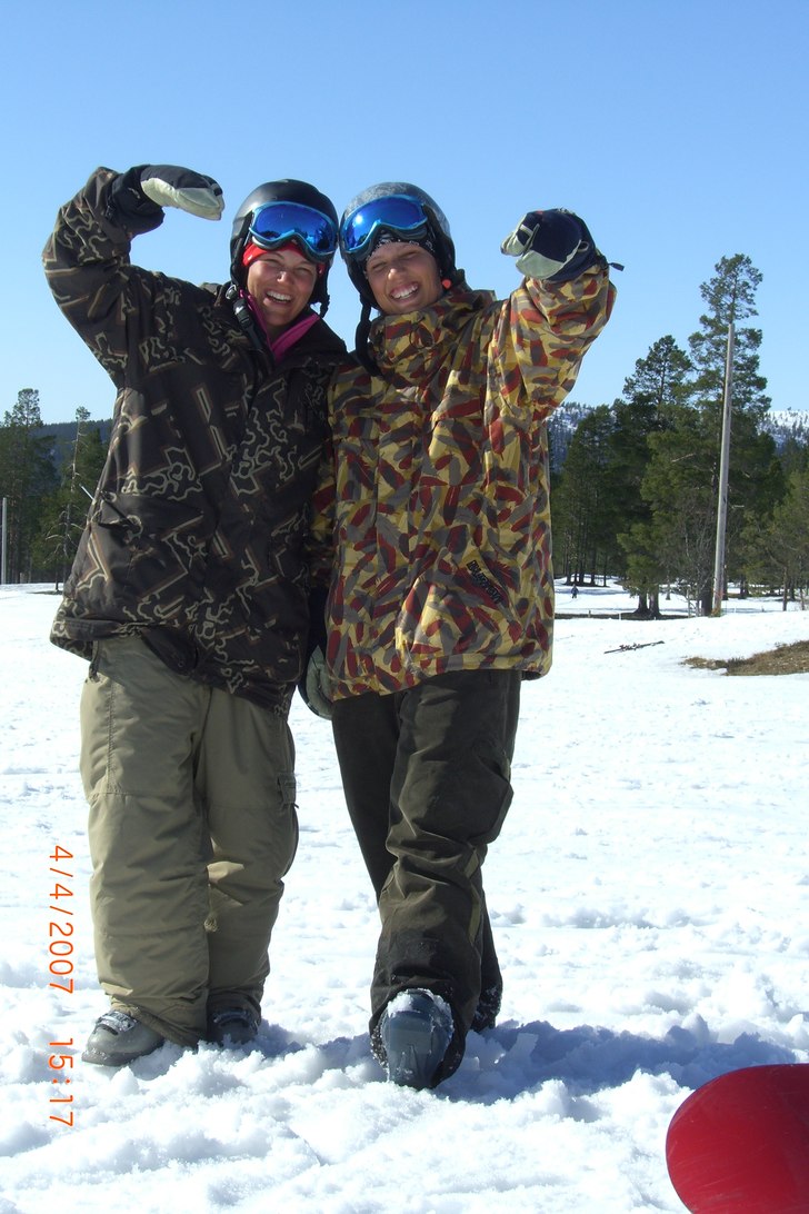 Foto: Sandra. Åkare: Karin & Jag leker jibbare.