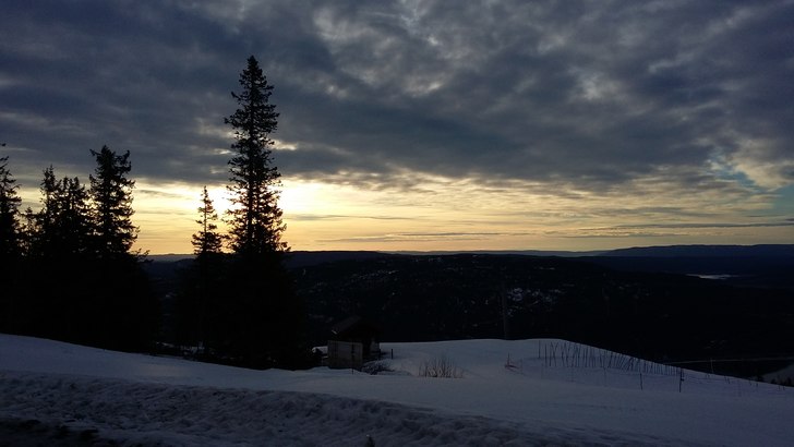 God morgen fra Norefjell
Det ser ut til å bli nok.