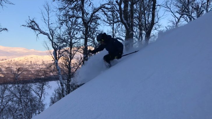 En dag med lite snö på Baksidan.. Foto: Selfie.