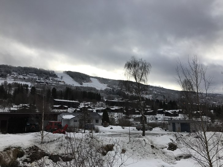 Skyet
...men ifølge værmeldinga skal det bli sol.