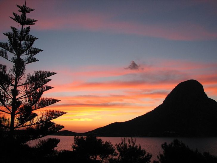 Efter en dejlig klatredag på Kalymnos. Foto: Camilla.