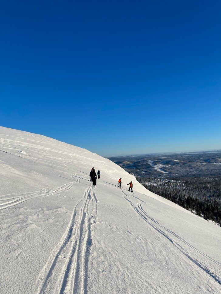 200 meter höger om pisten i Trysil!.