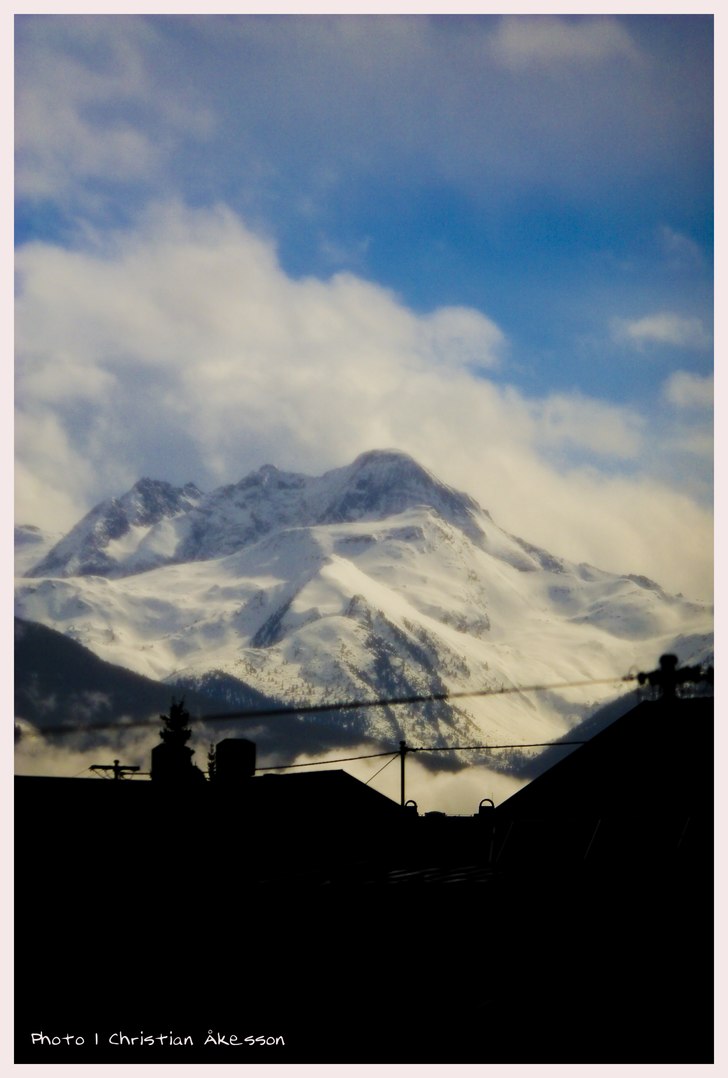 Bild tagen ifrån vårat sovrum nere i byn Fügen.. Foto: Christian Åkesson.